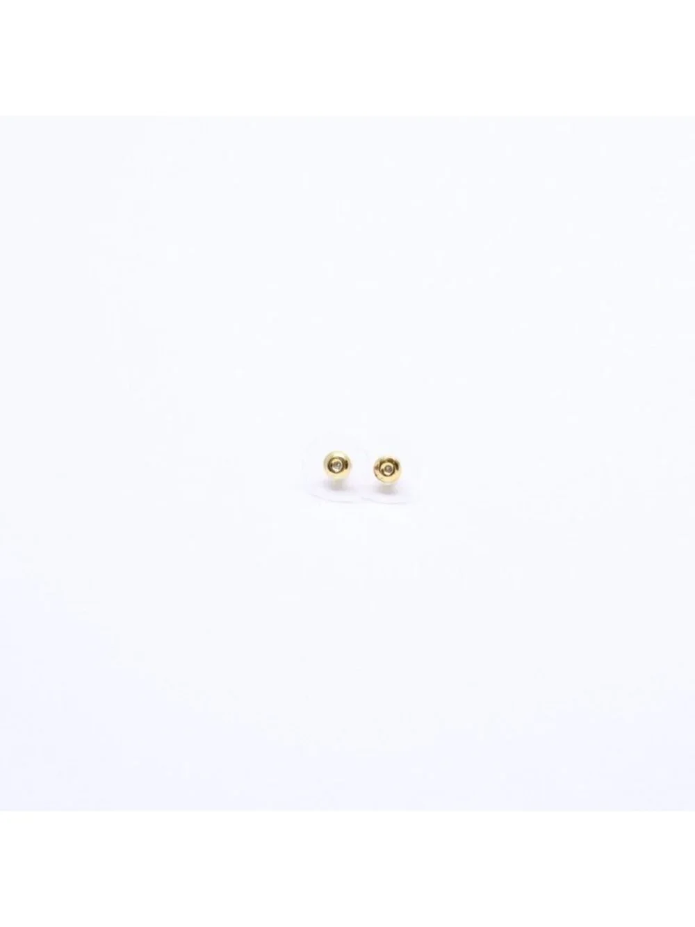 Chanel Earrings CC Logo Light Gold 25